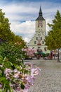 Altes Rathaus on Oberer platz in Deggendorf, Bavaria, Germany