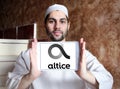 Altice telecoms company logo