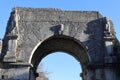 Altilia - Particolare di Porta Boiano nel Parco Archeologico di Sepino Royalty Free Stock Photo