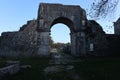 Altilia - Porta Boiano nel Parco Archeologico di Sepino Royalty Free Stock Photo