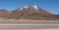 Altiplano of the Siloli desert, part of the Reserva Eduardo Avaroa, Bolivia - at an altitude of 4600m near the border of C