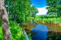 Altja, Estonia. River to the beach Royalty Free Stock Photo