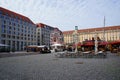 Altmarkt autumn fair in Dresden