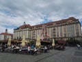 Altmarkt square in Dresden, Germany