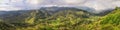 Alto de la Cruz Viewpoint Panorama, Salento, Eje Cafetero, Colombia Royalty Free Stock Photo