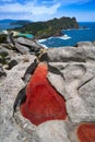 Alto do Principe view point in Islas Cies islands Royalty Free Stock Photo