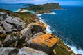 Alto do Principe view point in Islas Cies islands Royalty Free Stock Photo