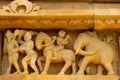 Alto-relievo of temples of Khajuraho