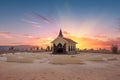 Alto Vista Chapel on Aruba island Royalty Free Stock Photo