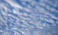 Altocumulus cloud Royalty Free Stock Photo