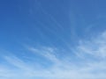 Altocumulus cloud on beautiful blue sky Royalty Free Stock Photo