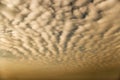 Altocumulus clouds