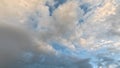 Altocumulus clouds in the sky quickly dissipate, low clouds are called stratocumulus, or stratus