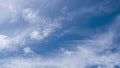 Altostratus bluish-gray sheets of cloud are cover the sky in blue sky in day time.