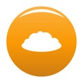 Altostratus icon orange