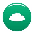 Altostratus icon vector green