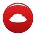 Altostratus icon vector red