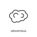 altostratus icon from Weather collection.