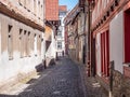 Altstadt Gasse in Meiningen Thuringia Germany Royalty Free Stock Photo