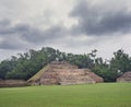 Altun Ha Mayan Ruins in the tropical jungle of Belize Royalty Free Stock Photo