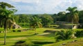 The Altun Ha Mayan Site in Belize Royalty Free Stock Photo