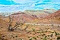 Altyn Emel Aktau mountains in Kazakhstan