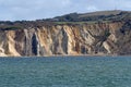 Coloured cliffs at Alum Bay, Isle of Wight, UK