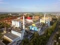 Alumina processing plant Royalty Free Stock Photo