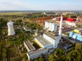 Alumina processing plant Royalty Free Stock Photo