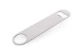 Aluminium bottle opener for your design on isolated background with clipping path