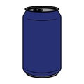 aluminium can product icon vector illustration