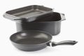 Aluminium cast frying pans