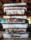 Aluminium Dish for processing rubber latex in Kerala