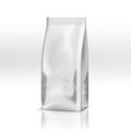 Aluminium Foil Bag Packaging Isolated On White Royalty Free Stock Photo