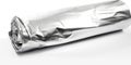 Aluminium Foil Roll, Aluminum Paper Isolated, Silver Cooking Foil, Light Metal Sheet Royalty Free Stock Photo