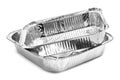 Aluminium foil trays Royalty Free Stock Photo