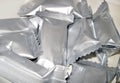 Aluminium foil wrappers Royalty Free Stock Photo