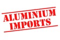 ALUMINIUM IMPORTS Royalty Free Stock Photo