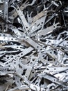 Aluminium and metal scrap pile in recycle factory Royalty Free Stock Photo