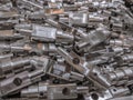 Aluminium parts background Royalty Free Stock Photo