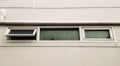 Aluminium push awning windows Royalty Free Stock Photo