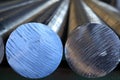 Aluminium rods Royalty Free Stock Photo