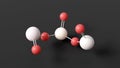 aluminium silicate molecule, molecular structure, e559, ball and stick 3d model, structural chemical formula with colored atoms Royalty Free Stock Photo