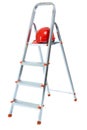 Aluminium stepladder Royalty Free Stock Photo