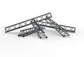 Aluminium trusses construction shape trio