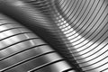 Aluminum abstract silver metal background Royalty Free Stock Photo