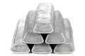 Aluminum bars Royalty Free Stock Photo