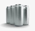 Aluminum Beverage Can 6 Pack