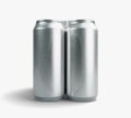 Aluminum Beverage Can 6 Pack Royalty Free Stock Photo