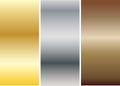 Aluminum, bronze and brass stitched Royalty Free Stock Photo